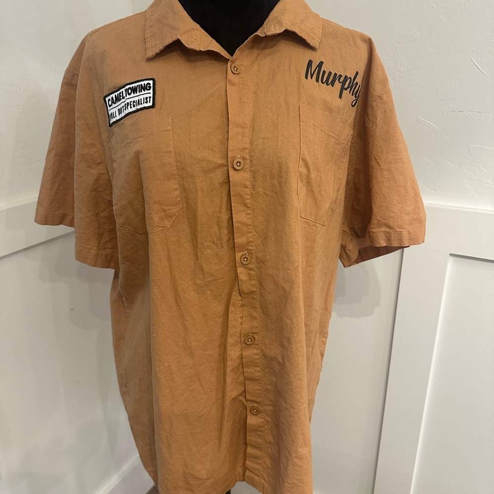 Spirit‎ Casual Brown Button Down Shirt for Men